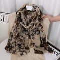 Sophisticsted Beige Color Imported Skin-friendly Long Hijab / Orna