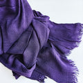 Elegant Grape Color Imported Super Soft Breathable Long Rayon Cotton Hijab / Orna