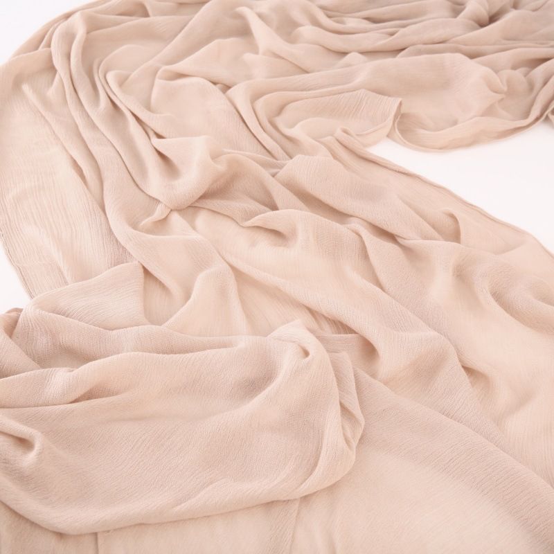 Sophisticated Natural Blush Color Super Soft Big Size Rayon Cotton Hijab / Orna
