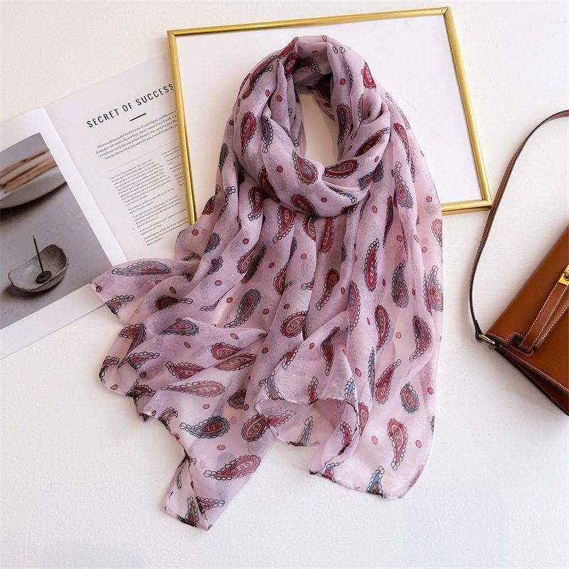Pretty light pink colour soft long hijab / orna