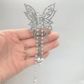 Sophisticated white color claw clip