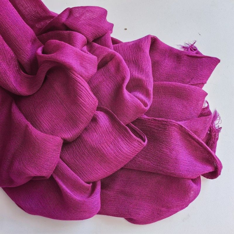 Elegant Magenta Color Super Soft Big Size Rayon Cotton Hijab / Orna