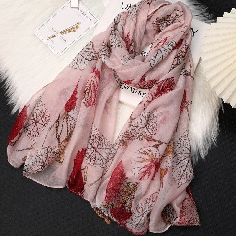 Pretty Pink Color Soft Long Hijab