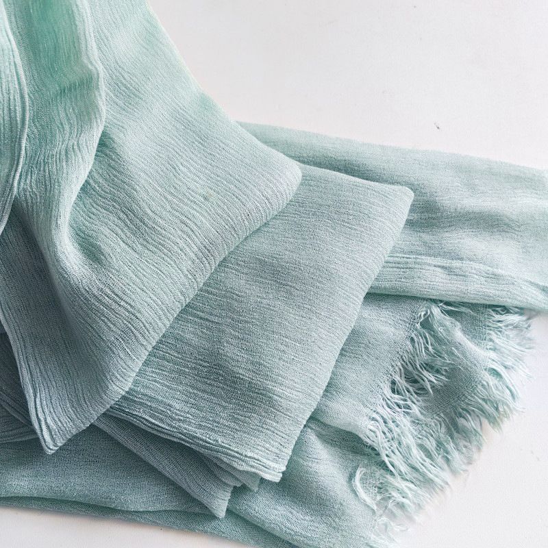 Stylish Mint Color Super Soft Big Size Rayon Cotton Hijab / Orna