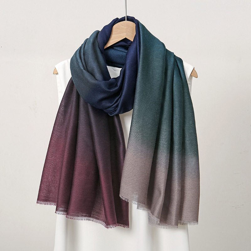 Multicoloured stunning bali yarn hijab