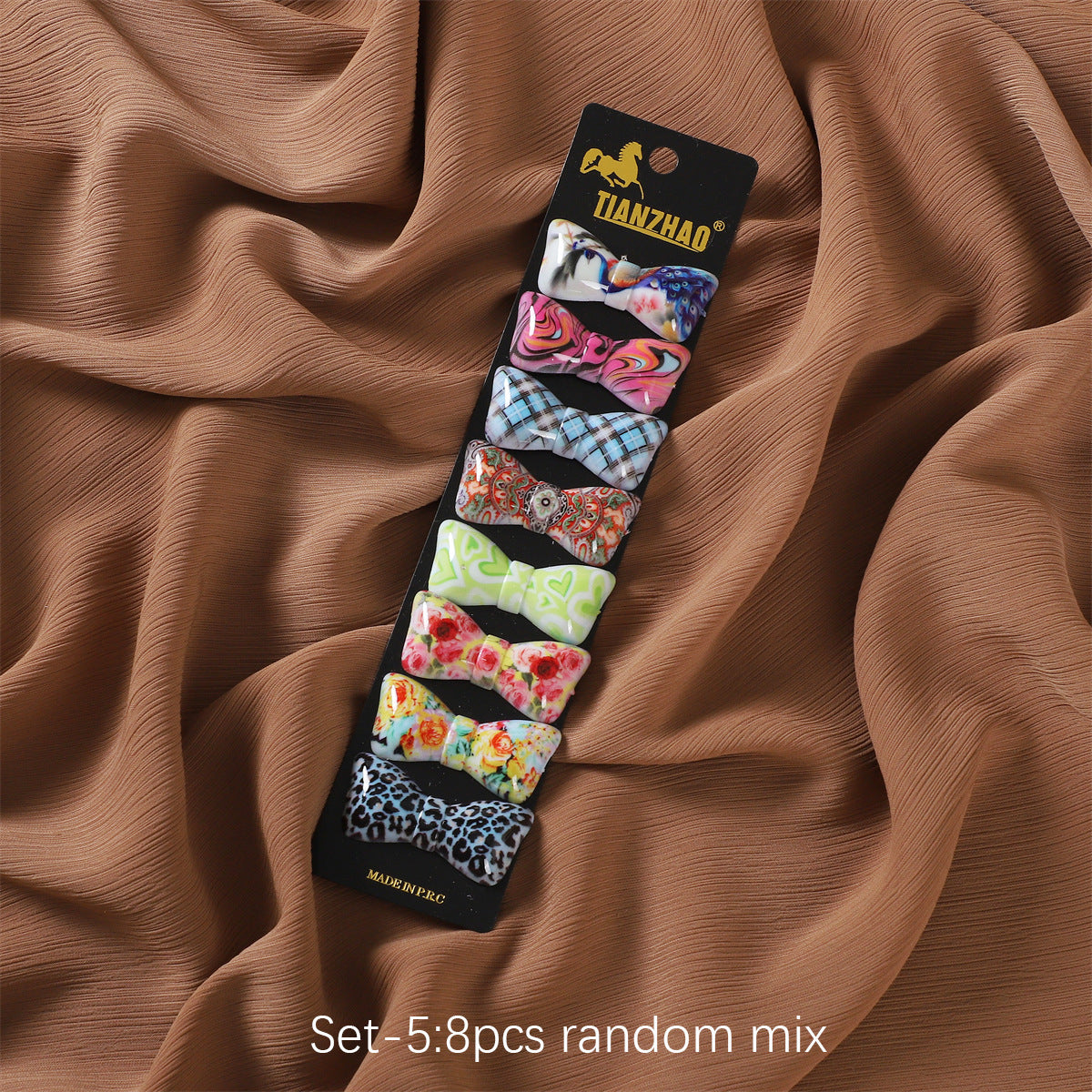 New Cross-border Printing Cover Needle Jewelry Neck Clip Oval Pin Scarf Buckle Fixed Scarf Imported Safety Pin