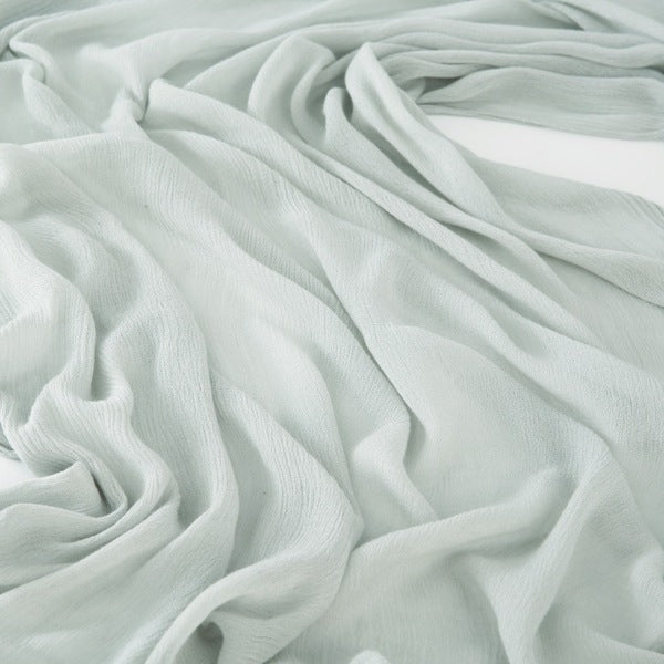 Beautiful ice white color soft long rayon cotton hijab/orna
