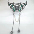 Elegant green colour claw clip