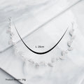 White color rhinestone headband / hair accessories