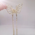 Elegant golden color claw clip