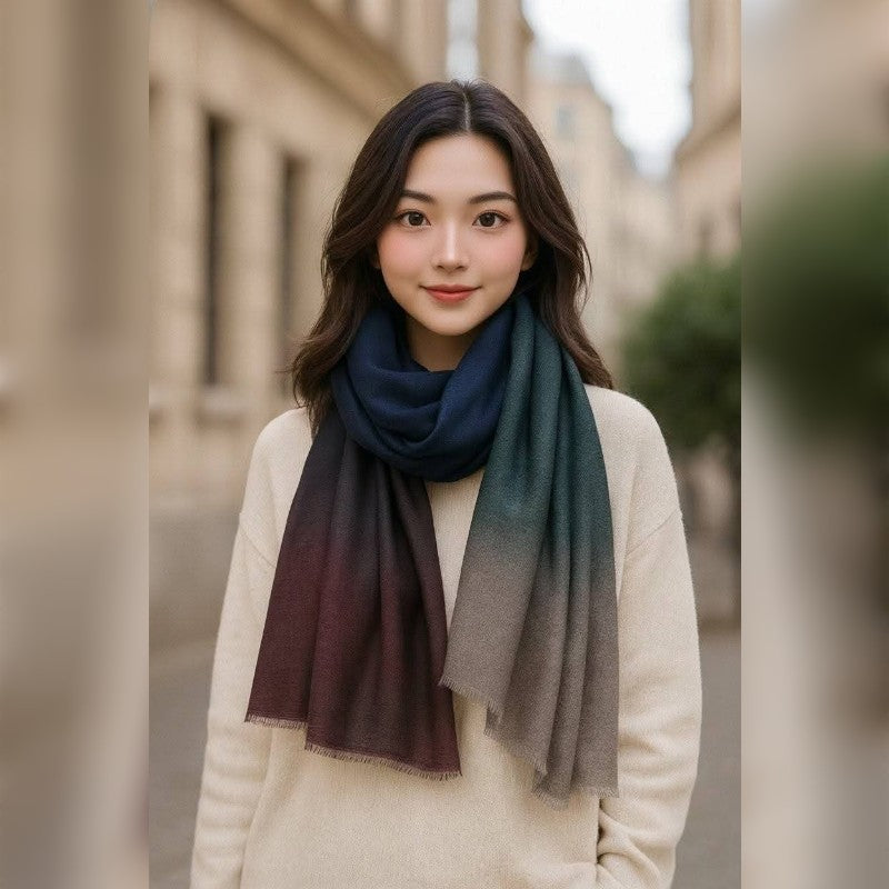 Multicoloured stunning bali yarn hijab