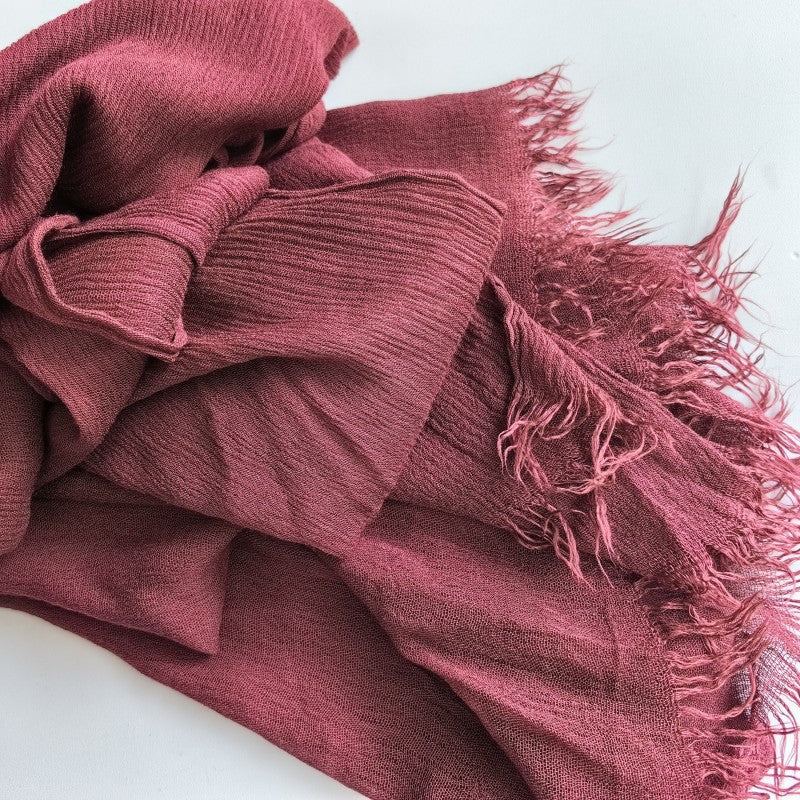Stunning Dusty Rose Super Soft Big Size Imported Rayon Cotton Hijab / Orna