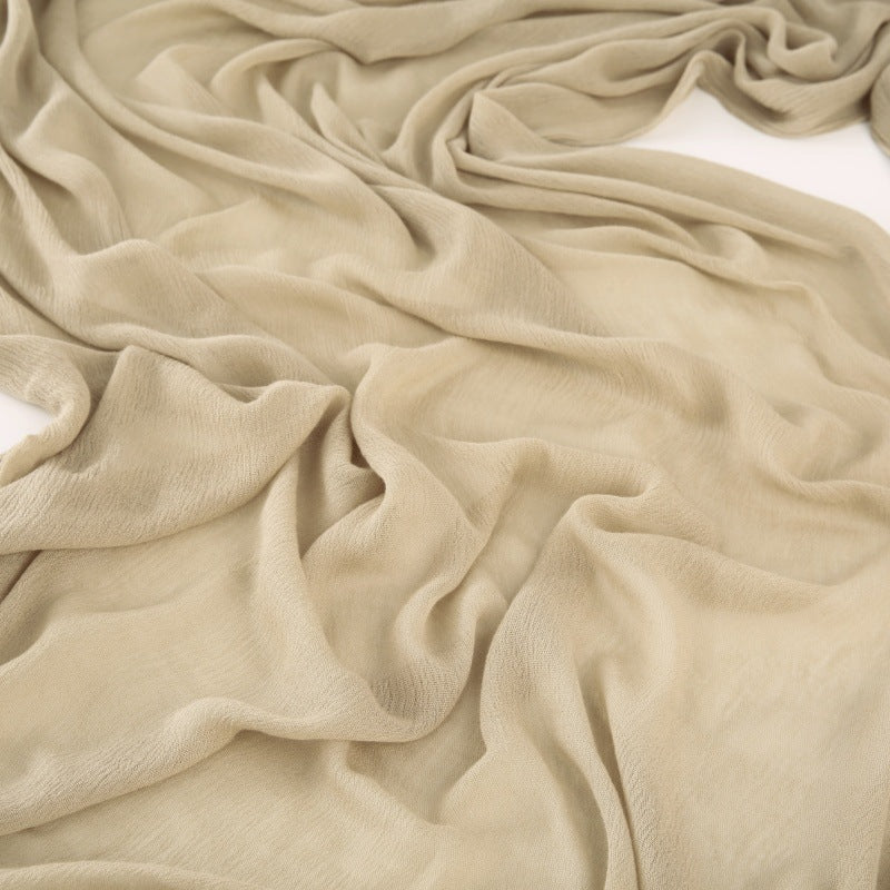 Sophisticated Light Nude Color Rayon Cotton Hijab