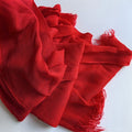 Gorgeous Red Colour Long Rayon Cotton Hijab / Orna
