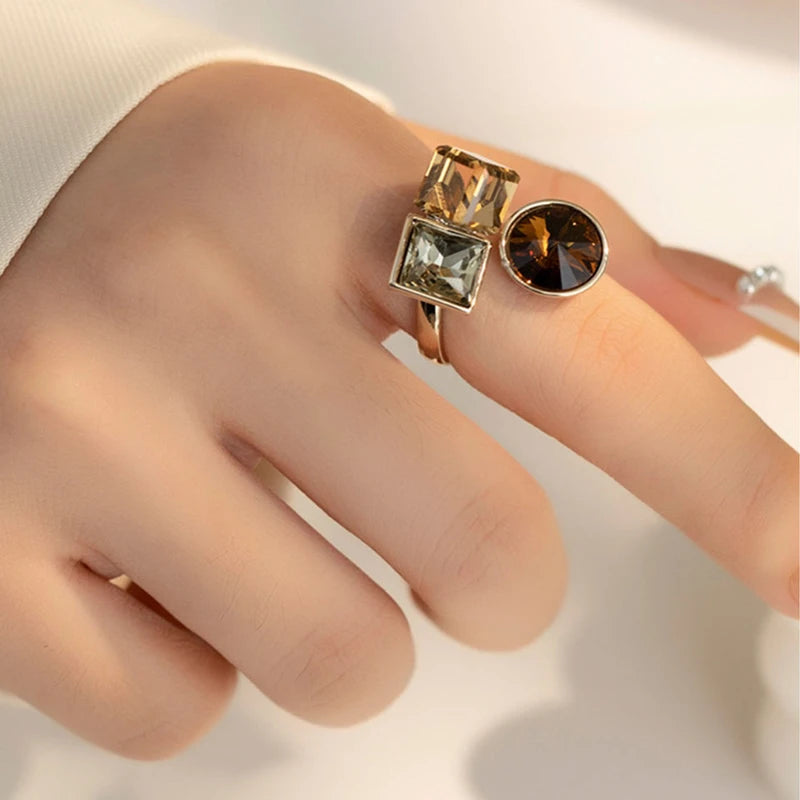 Stainless Steel Shiny Adjustable Ring