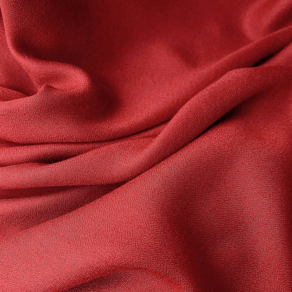 Stunning Dark Red Long Soft Summer Friendly Imported Hijab / Orna