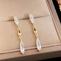 Pretty teardrop dangle earrings