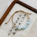 Lovely Jingdezhen Ceramic High-End Sense Adjustable Imported Bracelet