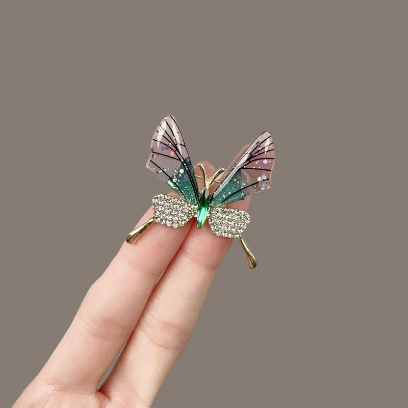 Moth Purple Wings Brooch