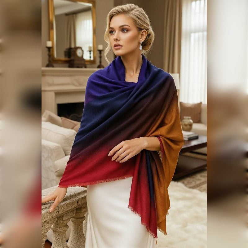 Colorful Bali Yarn Long Soft Hijab / Orna