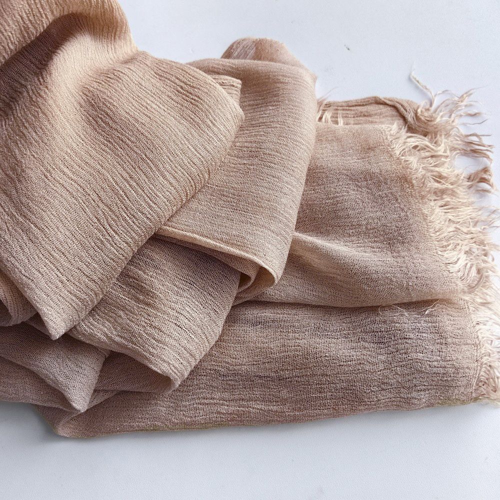 Classy Nude Color Super Soft Big Size Rayon Cotton Hijab / Orna