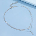 Elegant double layer neckpiece