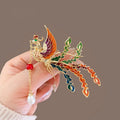 Imported Colorful Phoenix Brooch