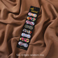 New Cross-border Printing Cover Needle Jewelry Neck Clip Oval Pin Scarf Buckle Fixed Scarf Imported Safety Pin