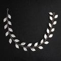 Classy white pearl headband