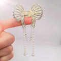 Elegant white color claw clip