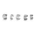 Imported No Piercing Silver Color Earrings
