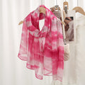 Lovely Pink Tie Dye Soft Long Summer Friendly Hijab / Orna