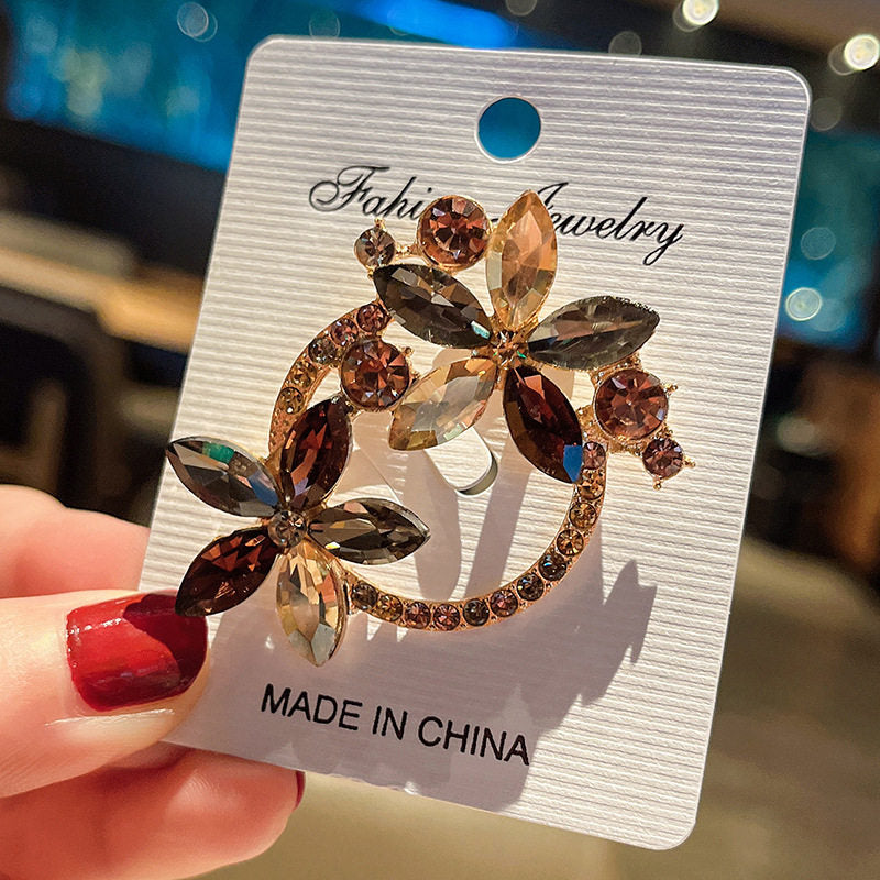 Lovely Crystal Imported Brooch Pin