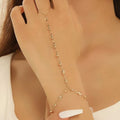 Stylish golden color chain bracelet