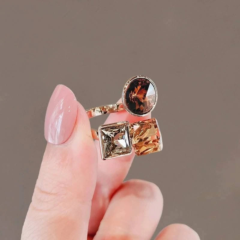 Stainless Steel Shiny Imported Adjustable Ring