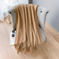 Fashionable Camel Color Long Soft Summer Friendly Imported Hijab / Orna