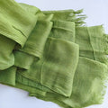 Beautiful Lime Green Super Soft Big Size Rayon Cotton Hijab / Orna