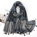 Gray color soft long hijab / orna