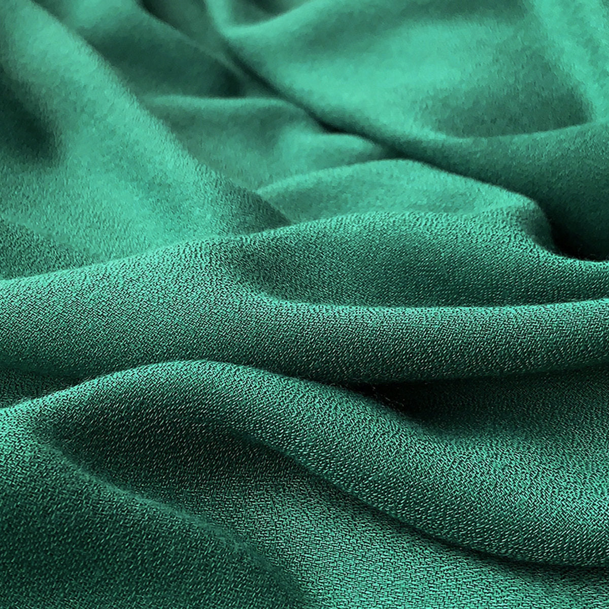 Classy Vegetable Green Long Soft Summer Friendly Imported Hijab / Orna