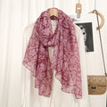 Pretty pink colour soft long hijab / orna