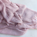 Pretty Soft Pink Super Soft Big Size Rayon Cotton Hijab / Orna