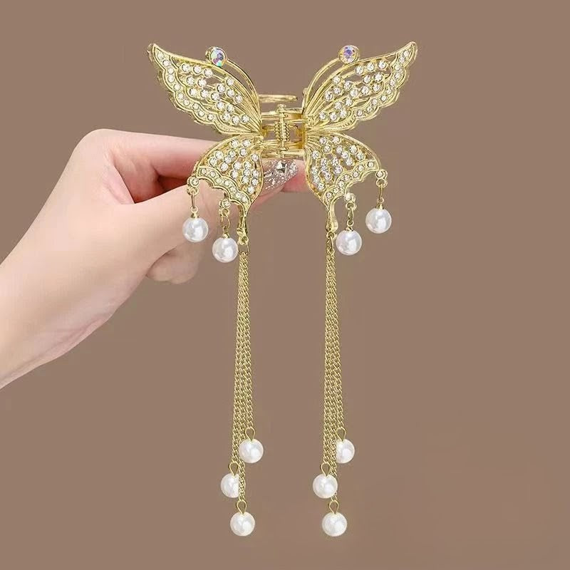 Beautiful butterfly claw clip